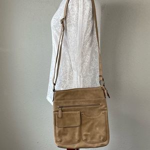 EUC Unbranded Womens Tan Shoulder or Crossbody Purse